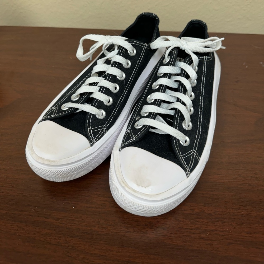 Converse low top platforms